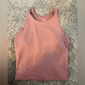 Athleta Girls Mauve Tank Top size XL/14 with built in bra